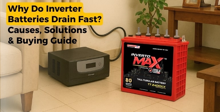 inverter battery drain Causes