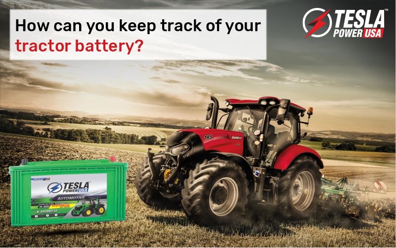 How can you keep track of your tractor battery?