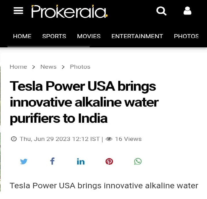 innovative alkaline water purifiers to India