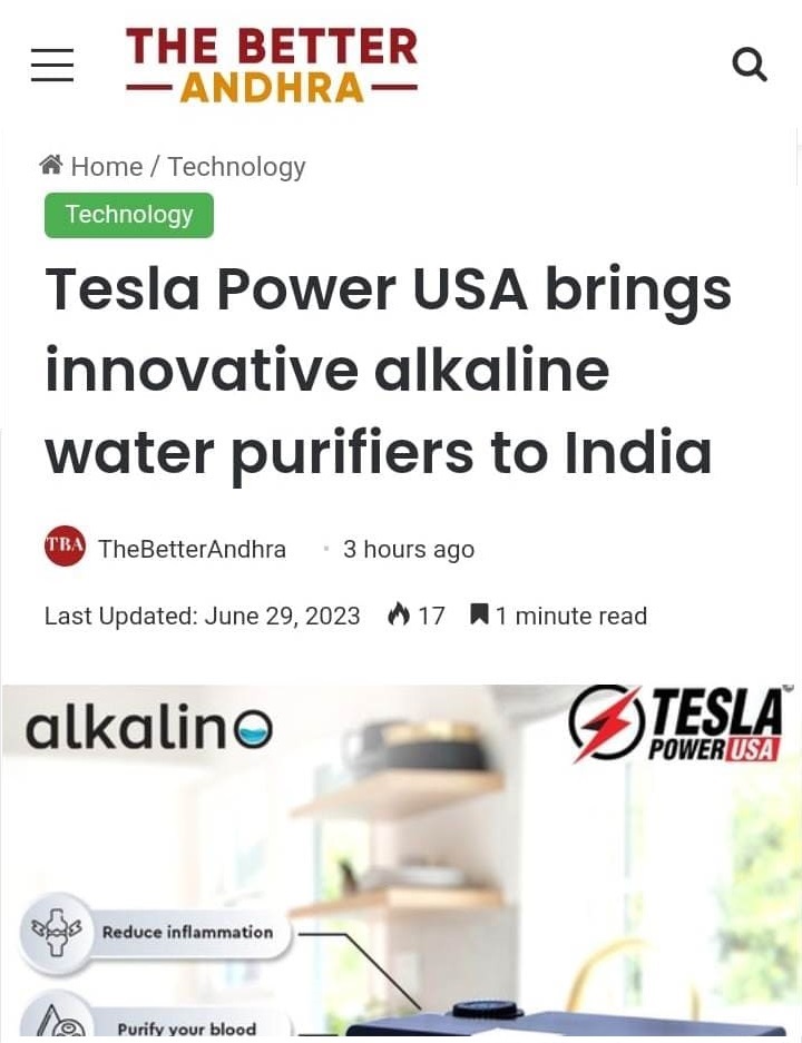 alkaline water purifiers to India